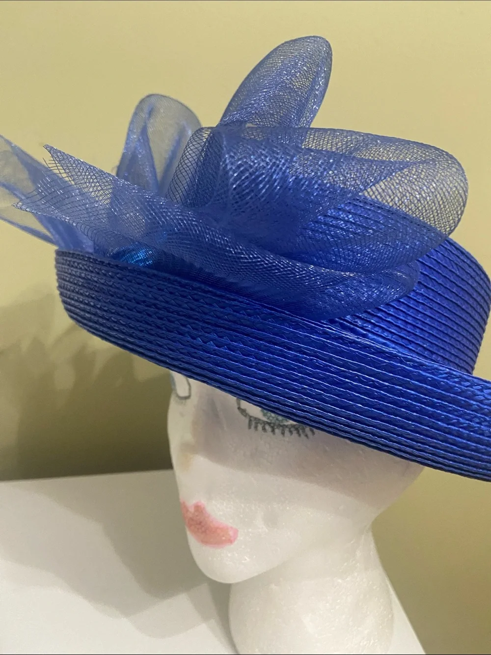 Cute Blue Church Hat / Dress Hat